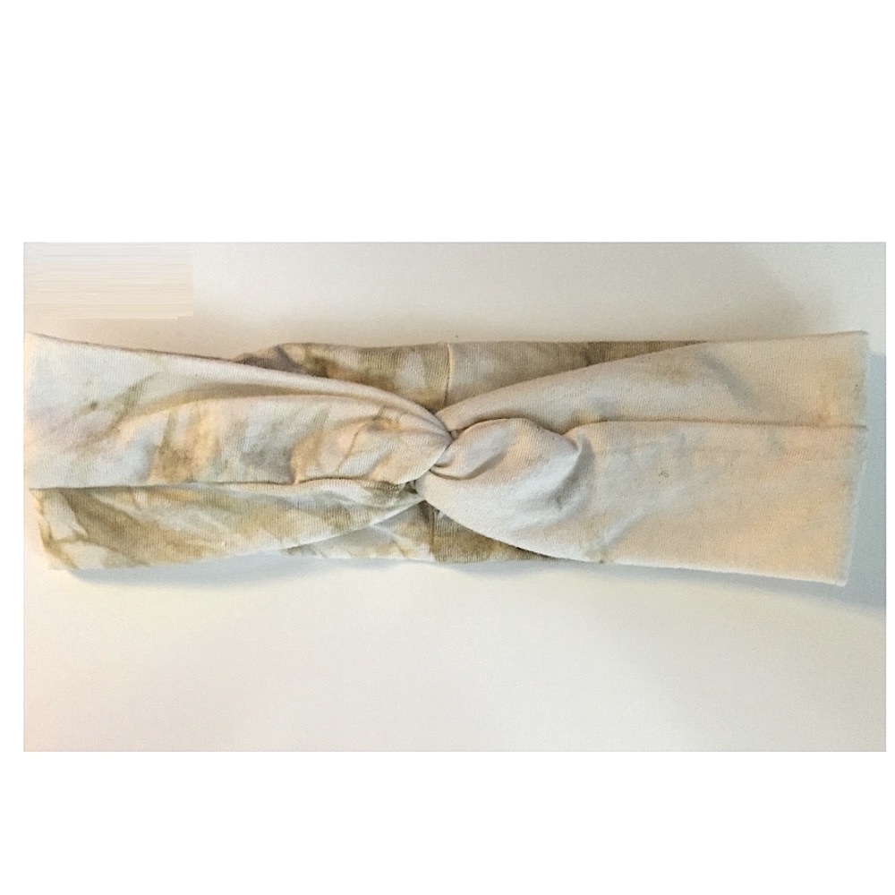 4/$20 THB Hand Made Turban in olive green Tie Dye